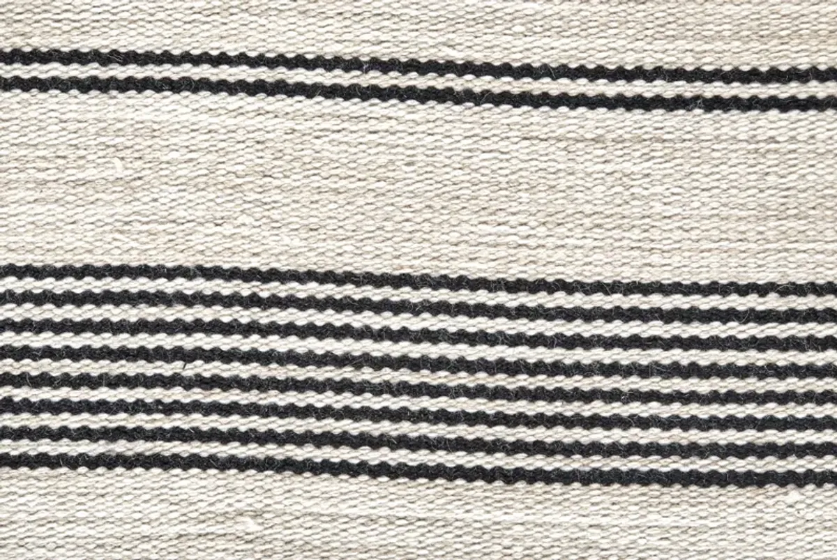 Duprine 0560F Black/White/Ivory 8' x 11' Rug