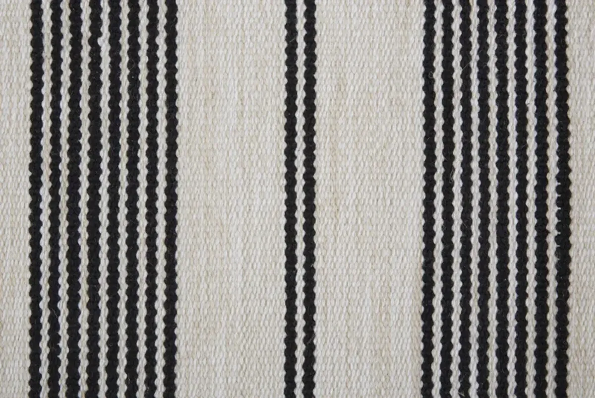 Duprine 0560F Black/White/Ivory 8' x 11' Rug