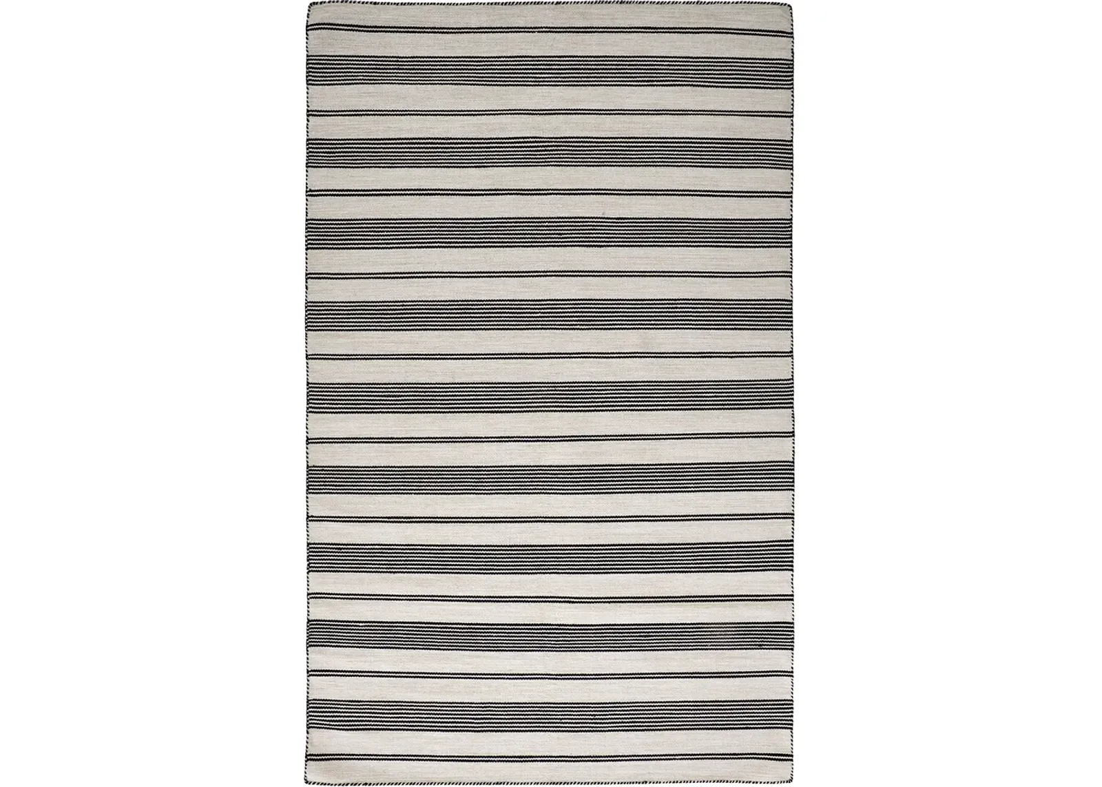 Duprine 0560F Black/White/Ivory 8' x 11' Rug