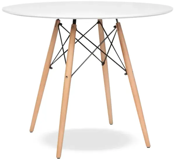 Solid Wood Dining Table for Kitchen and Dining Room with Durable Construction