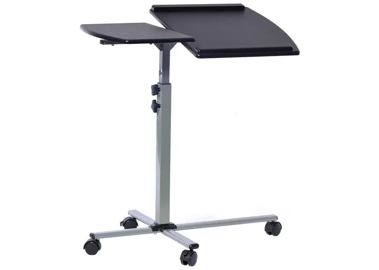 Techni Mobili Rolling Adjustable Laptop Cart. Color: Graphite