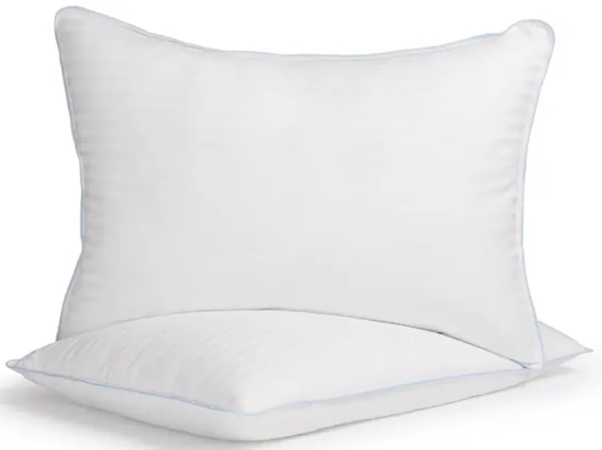 2 Pack Medium Firmness Down Alternative Bed Pillow