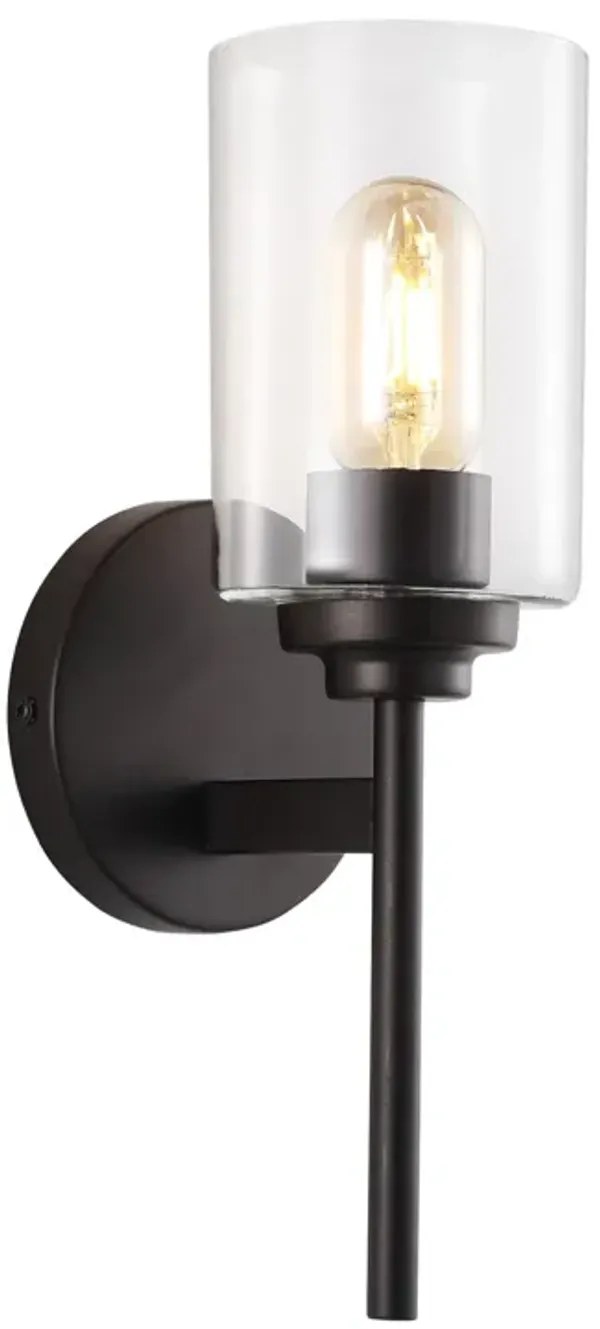 Juno Farmhouse Industrial Iron Cylinder LED Sconce