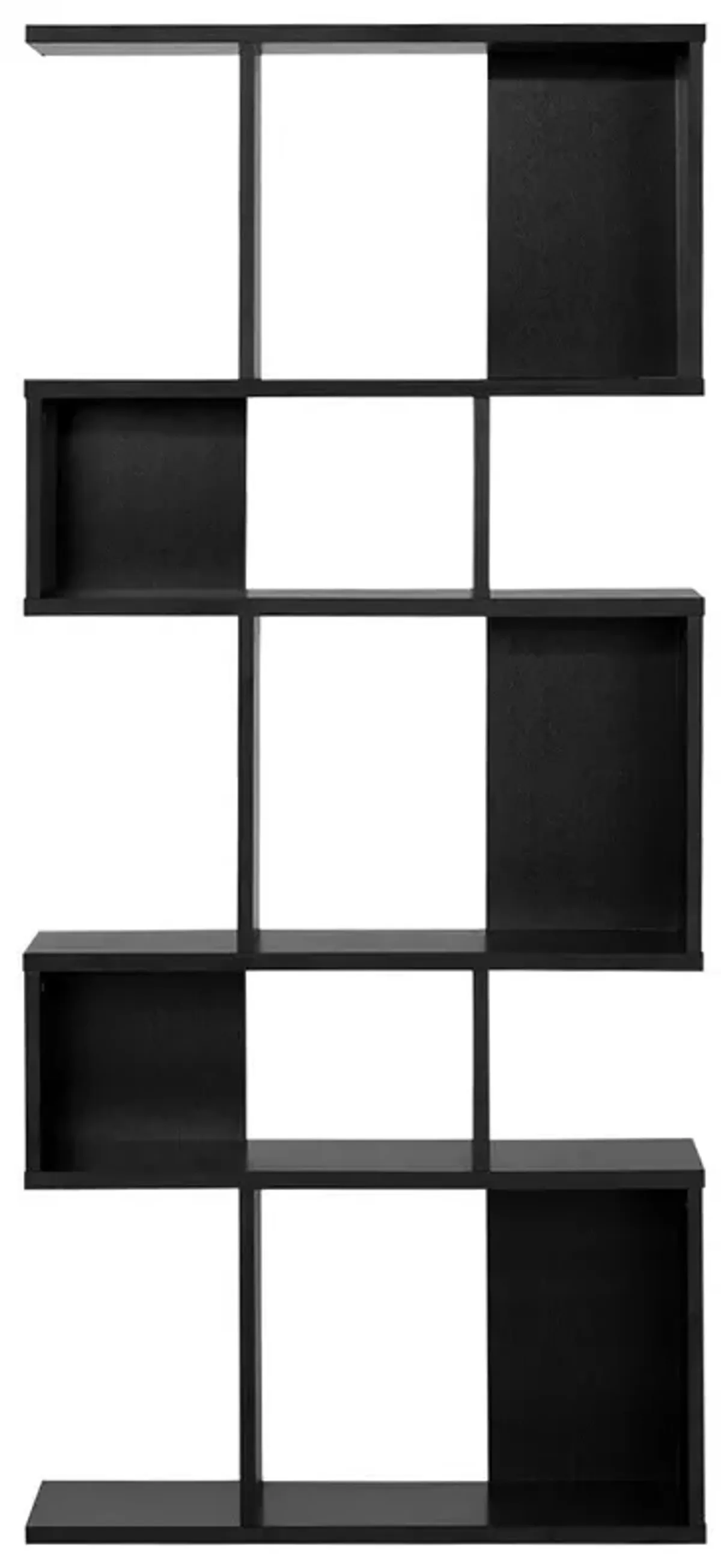 5 Cubes Ladder Shelf Corner Bookshelf Display Rack Bookcase