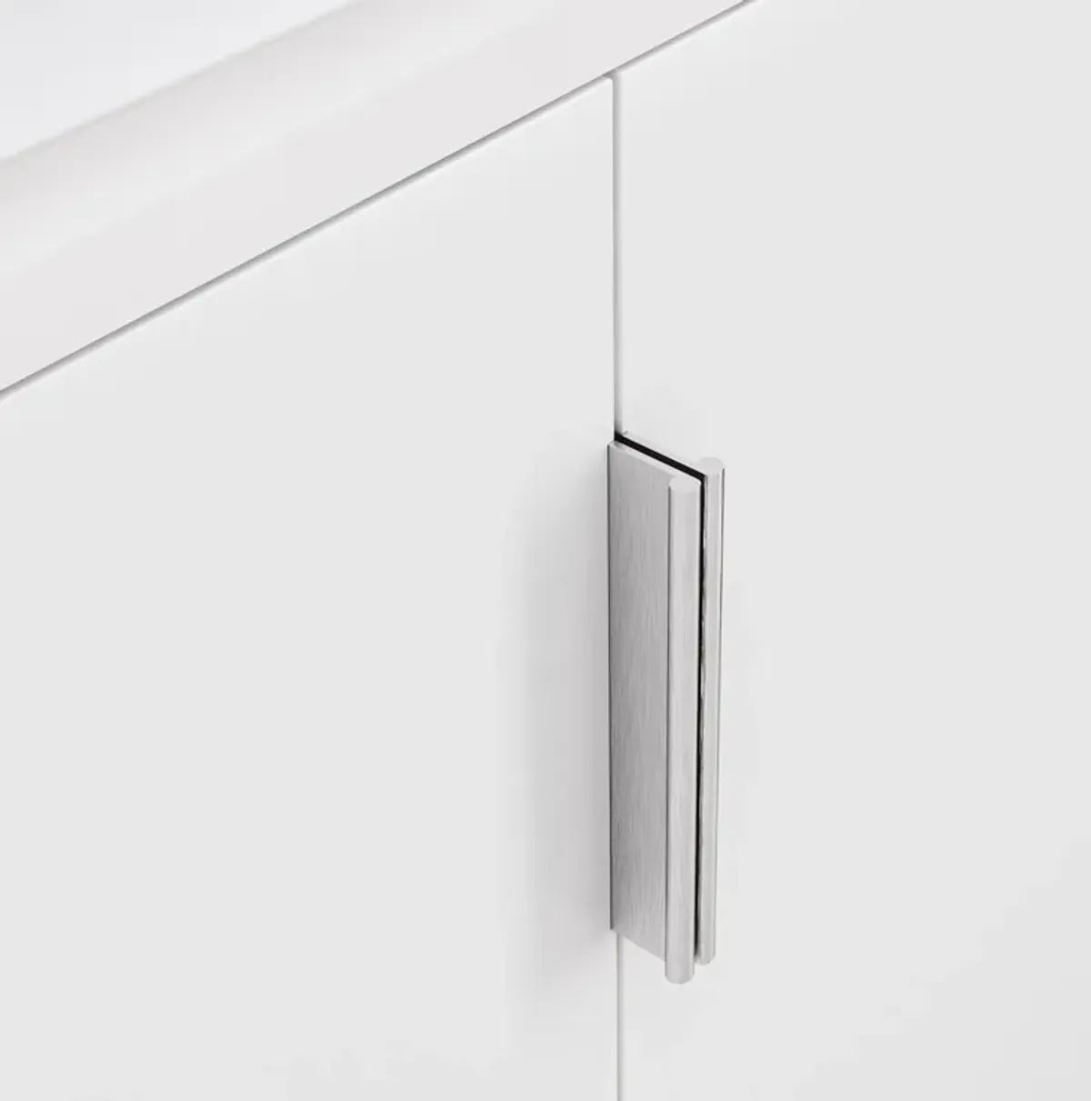 Elise 24 In. Integrated Ceramic Sink Top Vanity in Pure White