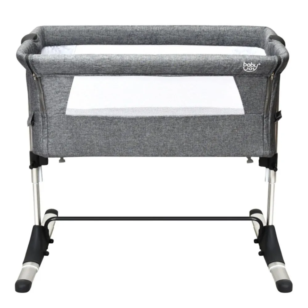 Hivago Travel Portable Baby Bed Side Sleeper  Bassinet Crib with Carrying Bag