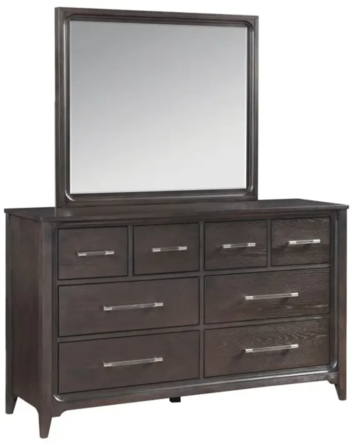 Dark Dresser & Mirror