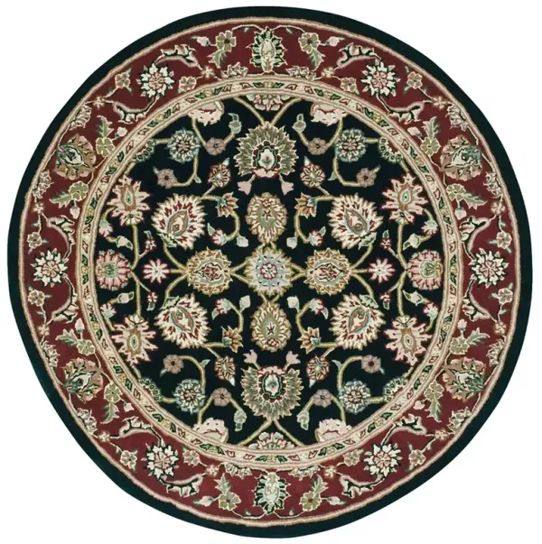 Nourison 2000 2017 Black 4' x Round Rug