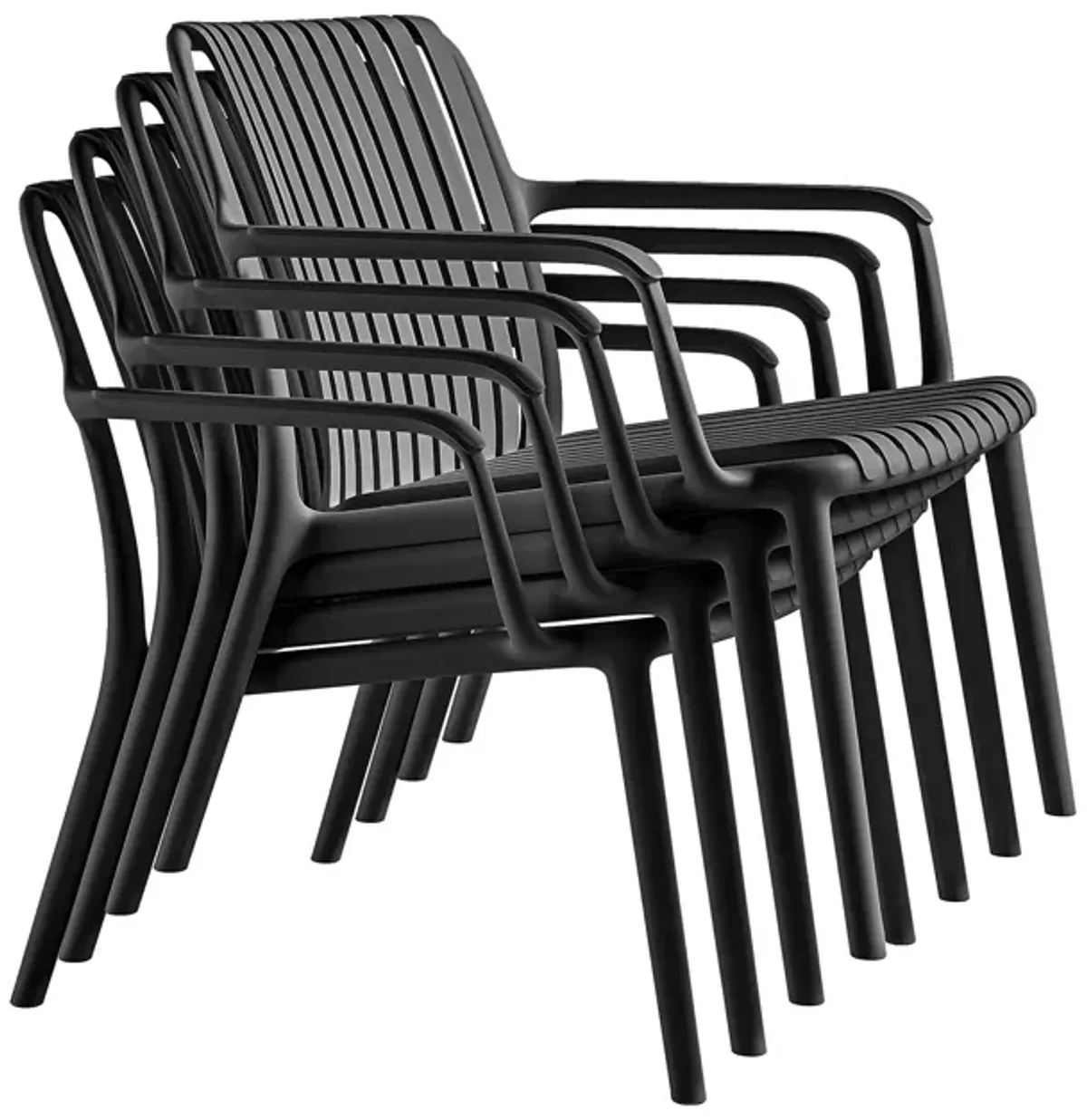 STACKABLE OUTDOOR & INDOOR FIJI LOUNGE CHAIR (Set of 2)