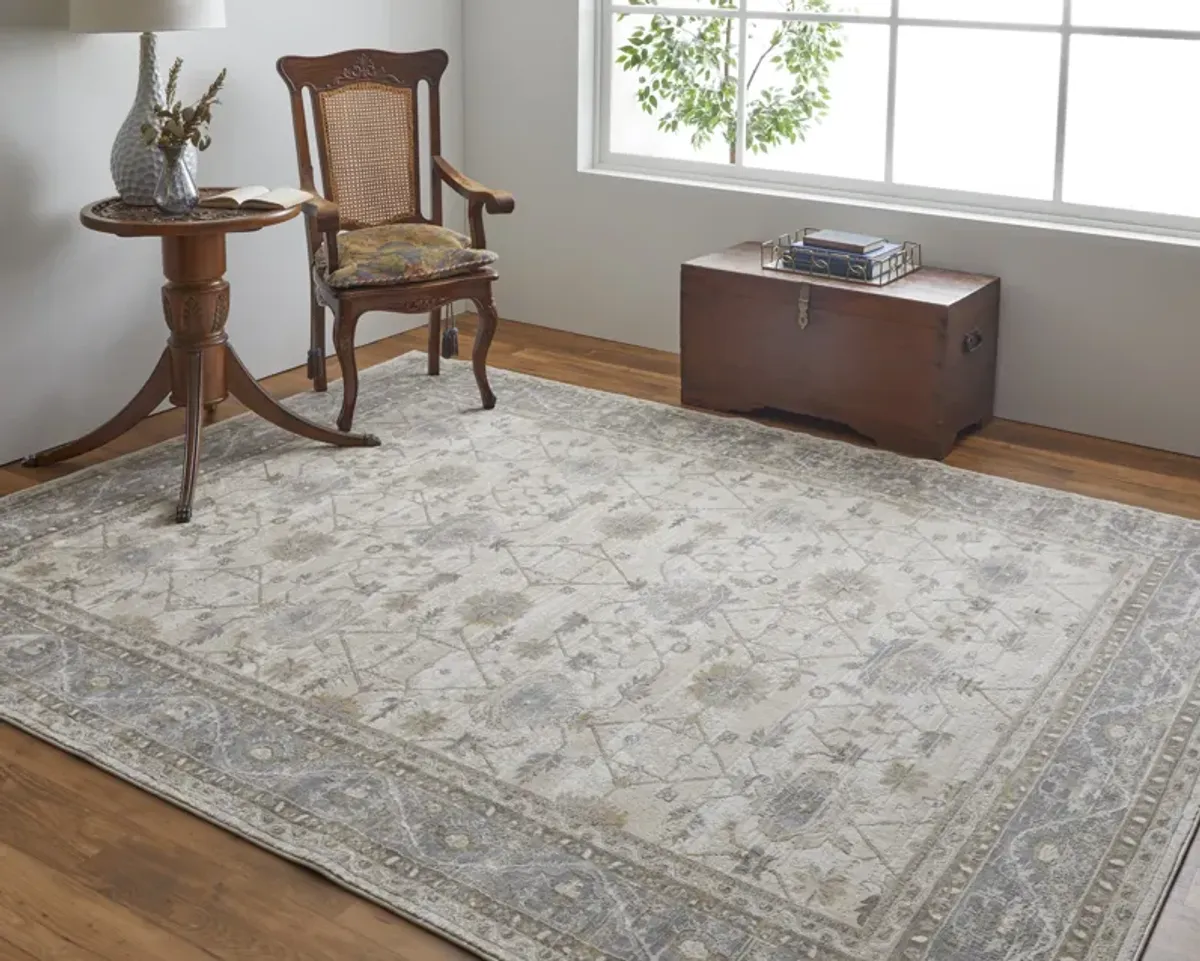 Celene 39KVF Tan/Ivory/Gray 2'6" x 8' Rug