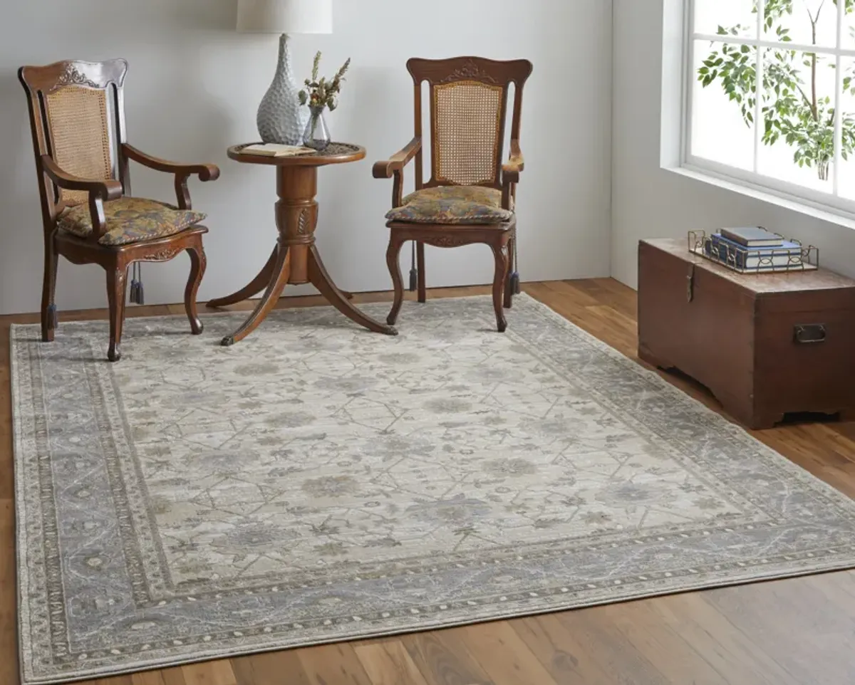 Celene 39KVF Tan/Ivory/Gray 2'6" x 8' Rug