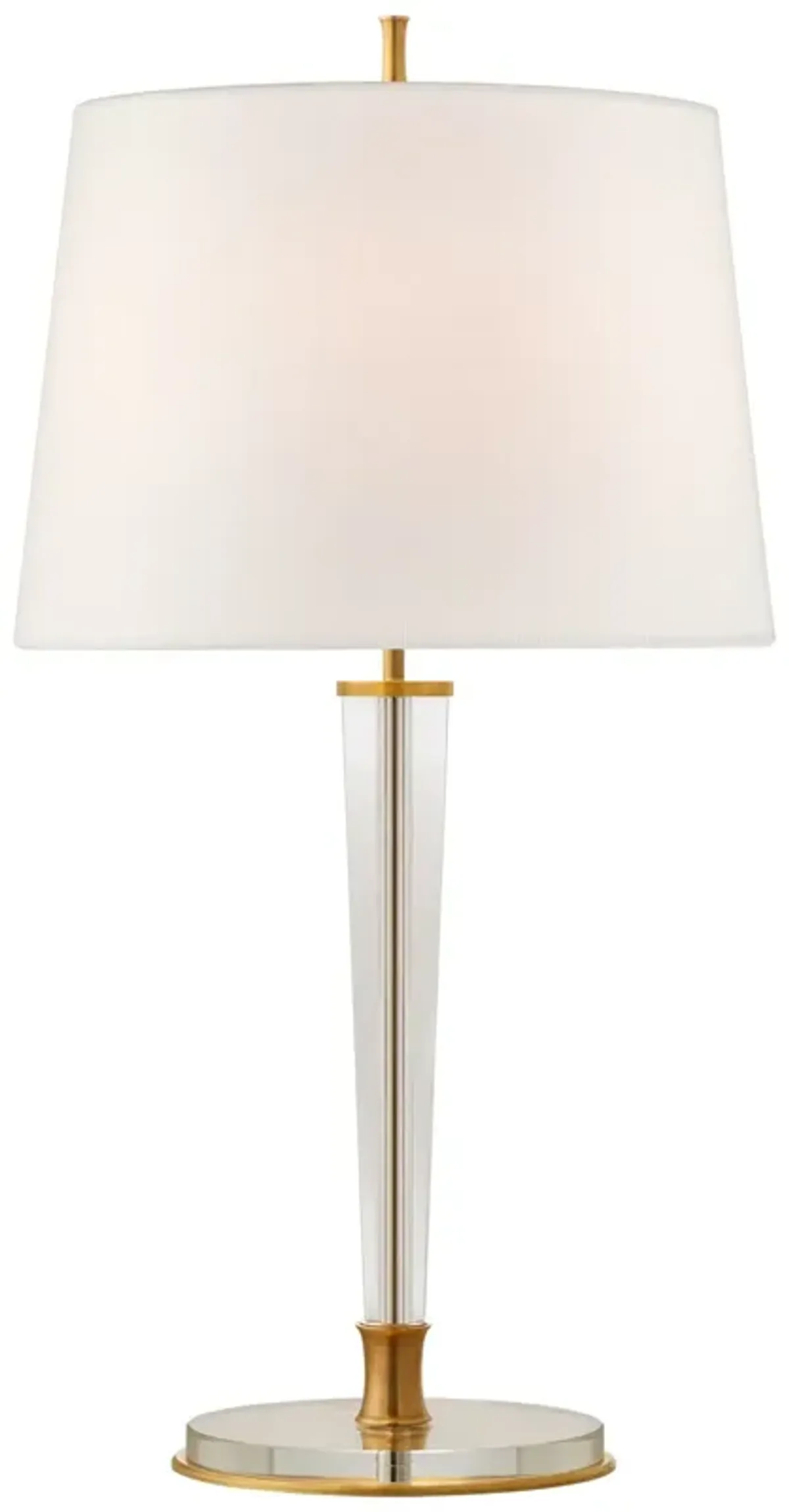 Lyra Large Table Lamp in Hand-Rubbed Antique Brass