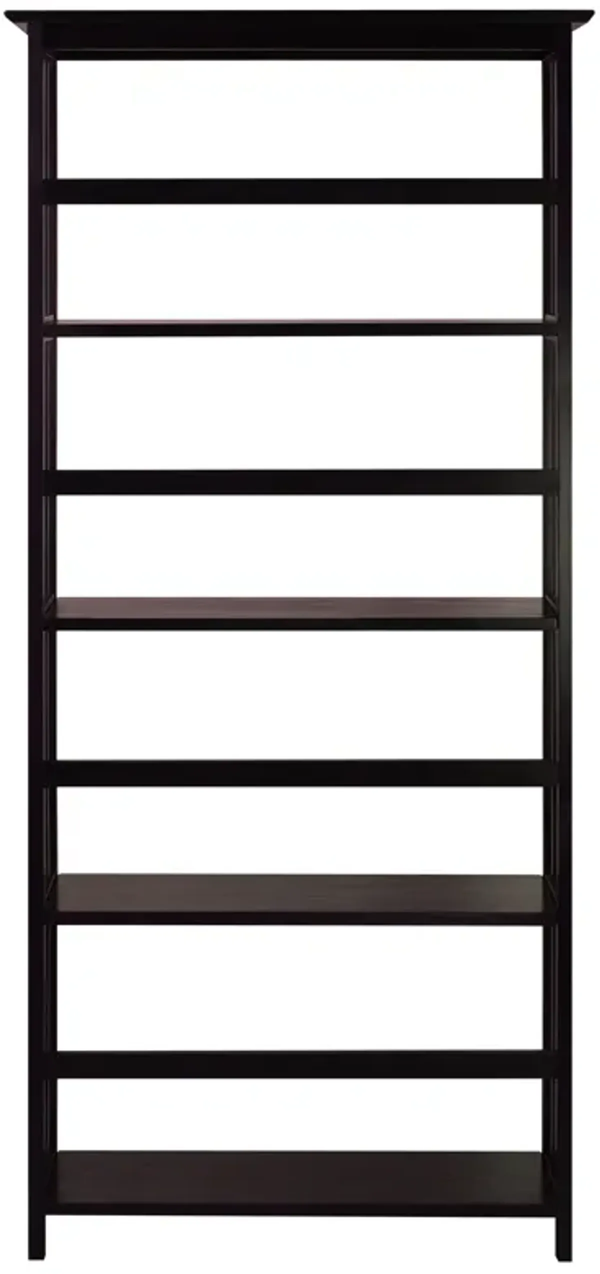 Casual Home Mission Style 5-Shelf Bookcase, Espresso