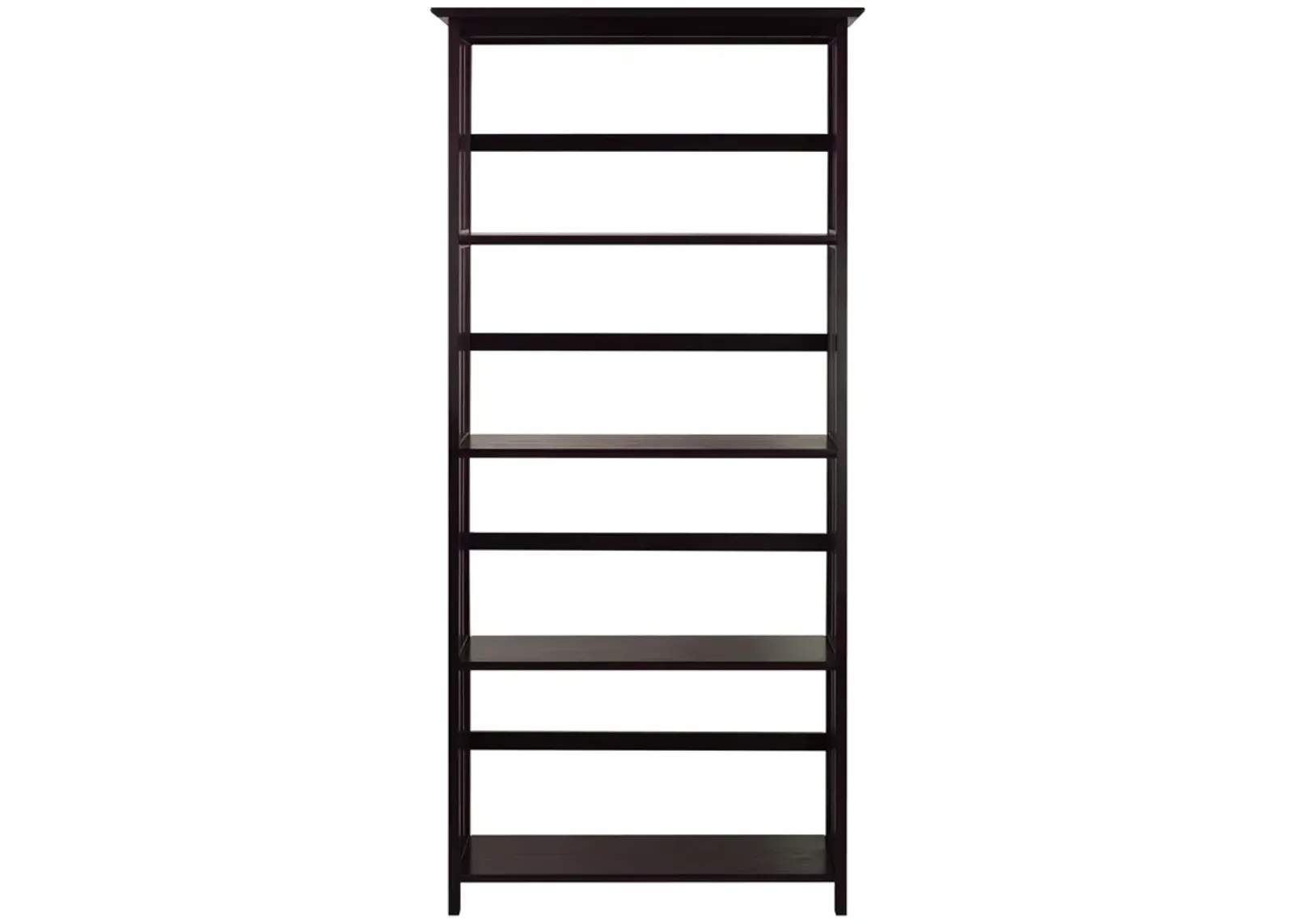 Casual Home Mission Style 5-Shelf Bookcase, Espresso