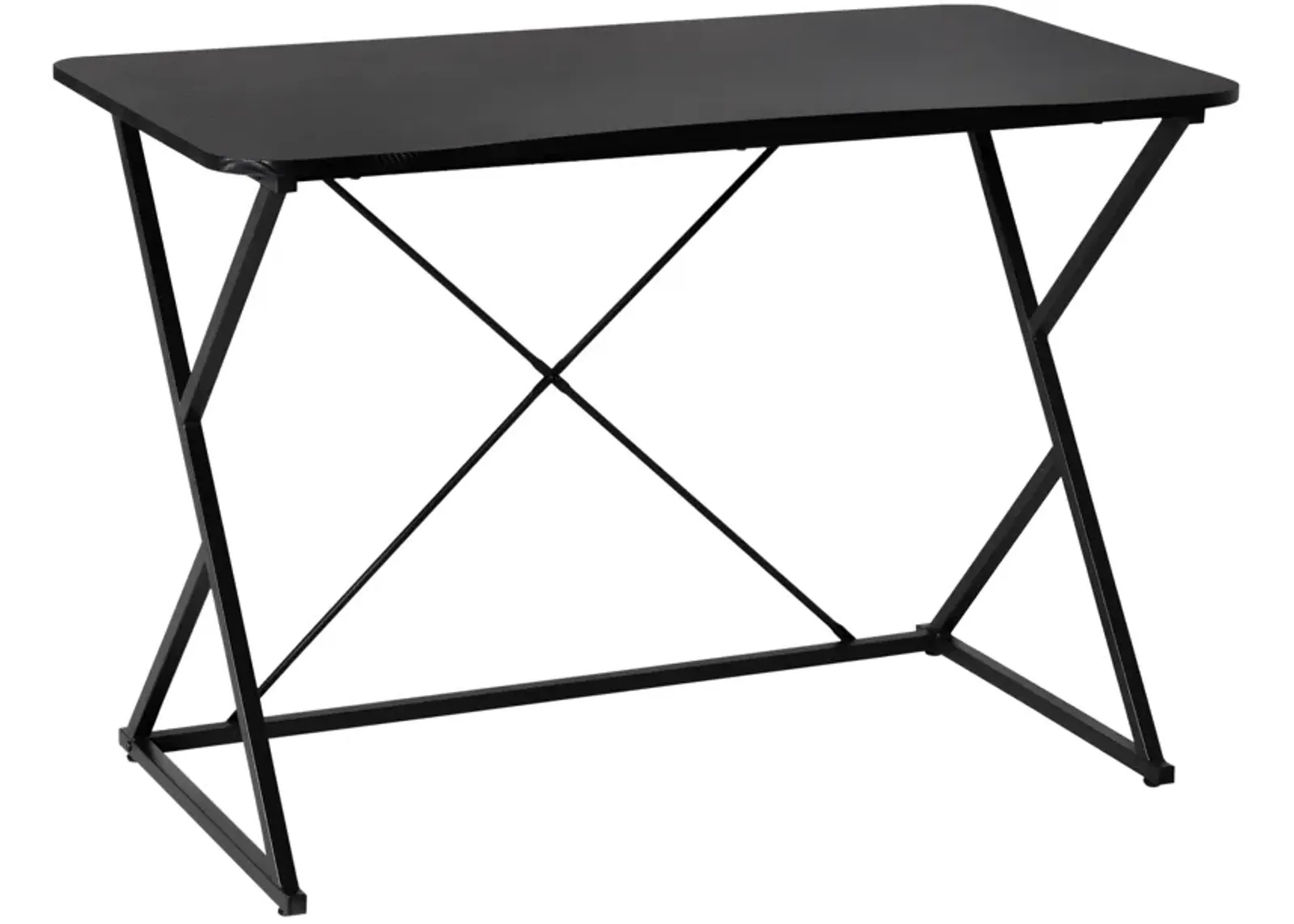 Carbon Fiber-Like Designed Writing Desk with Heavy 66 lb Support and Foot Pads