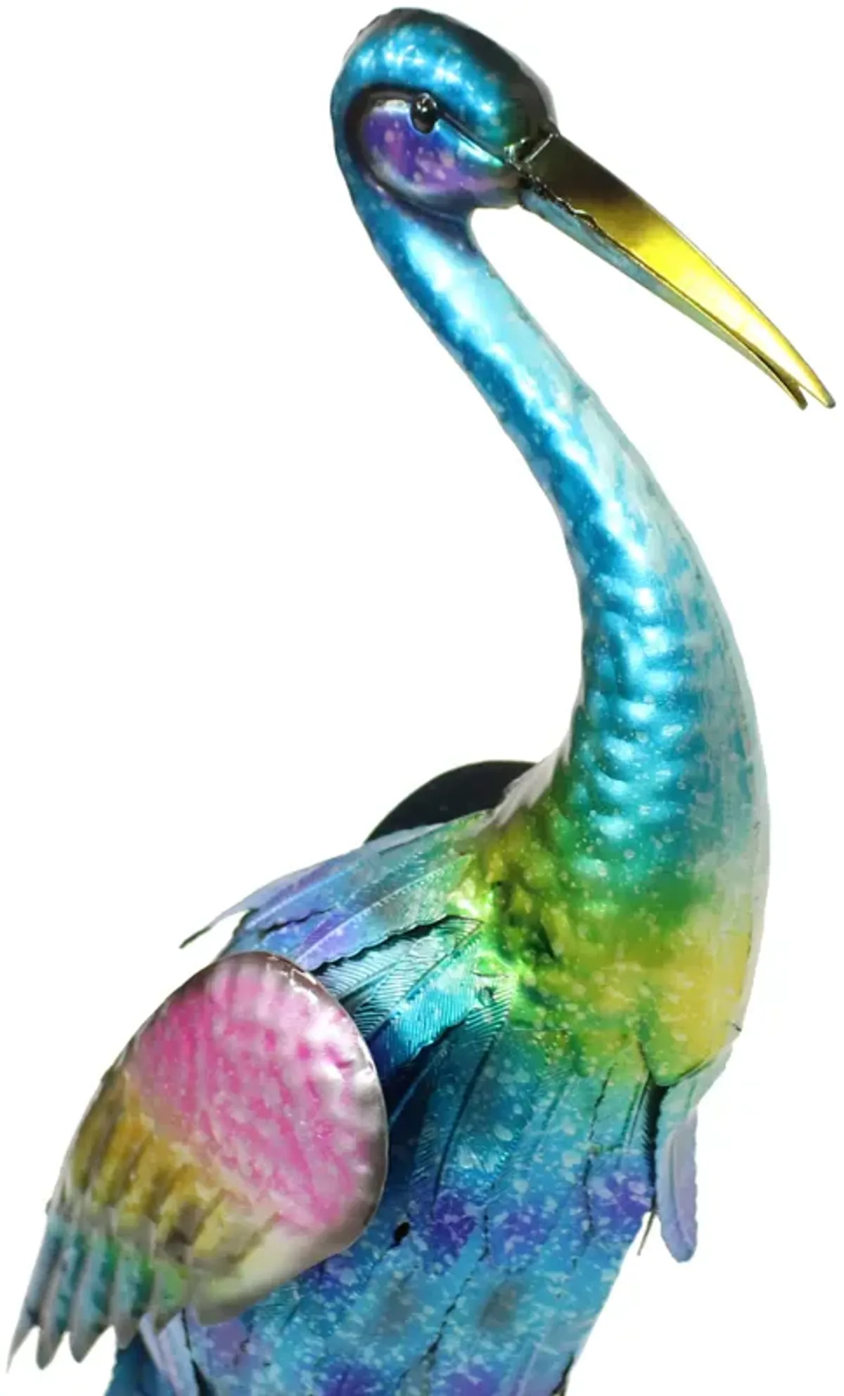 Sunnydaze Crane Indoor/Outdoor Metal Garden Statue - 29 in