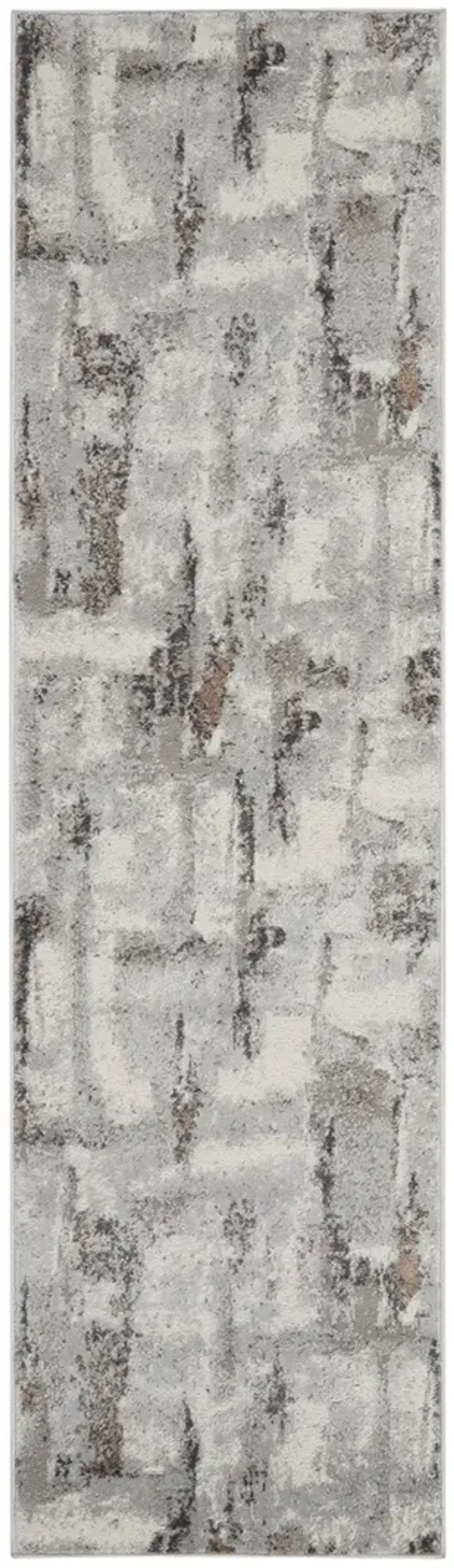 Elation ETN06 Gray/Ivory 2'3" x 7'6" Rug