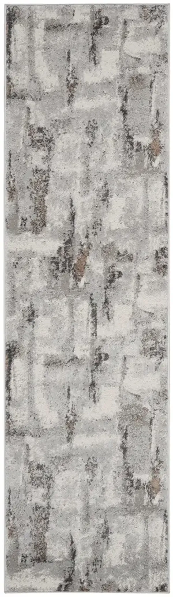 Elation ETN06 Gray/Ivory 2'3" x 7'6" Rug