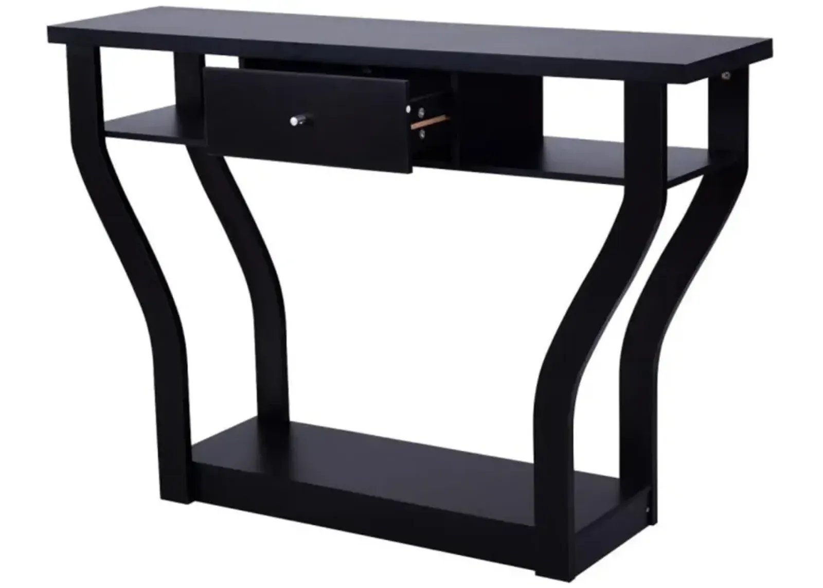 Hivvago Console Hall Table with Storage Drawer and Shelf