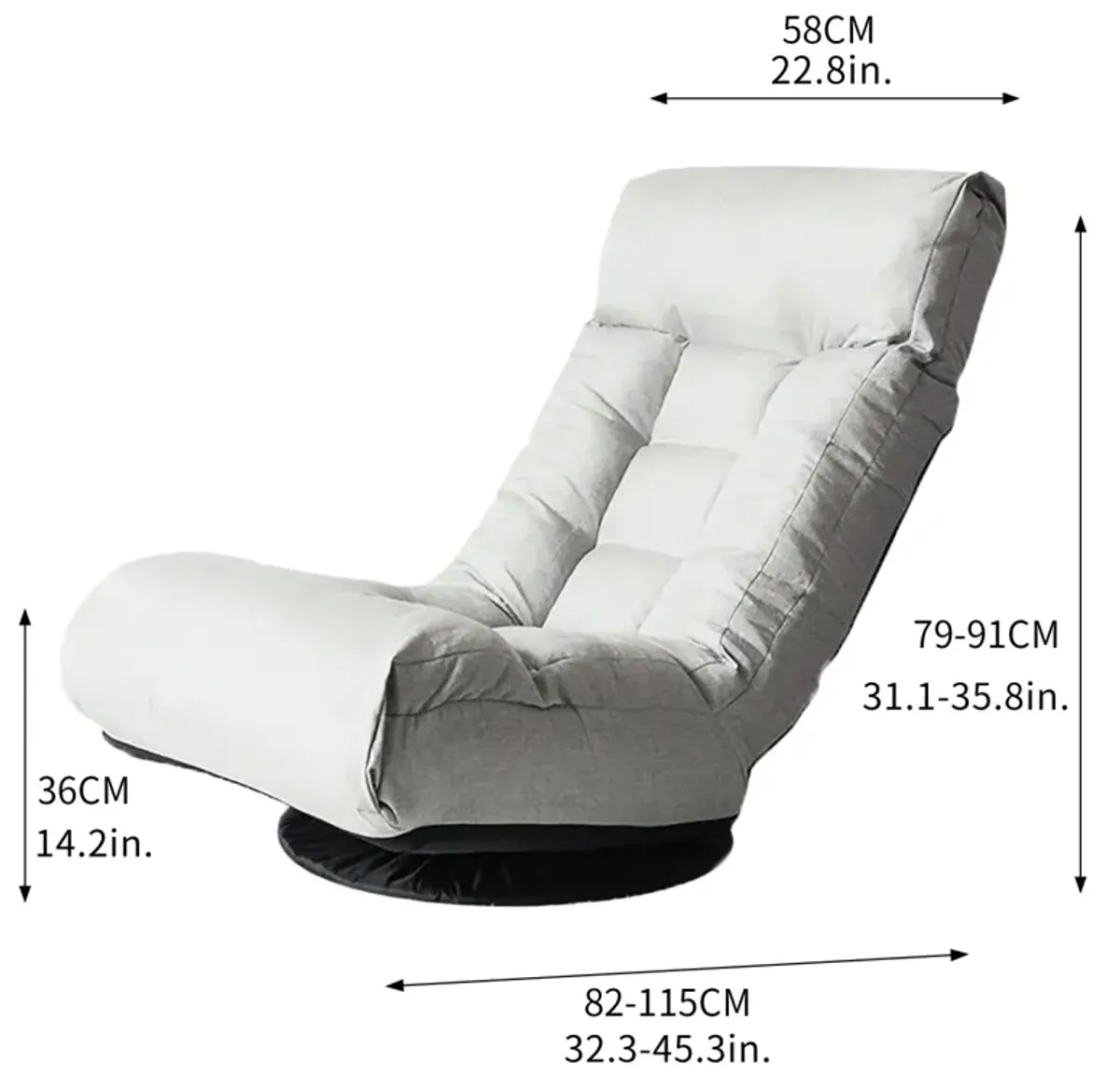 Single Sofa Reclining Chair Japanese Chair Lazy Sofa Tatami Balcony Reclining Chair Leisure