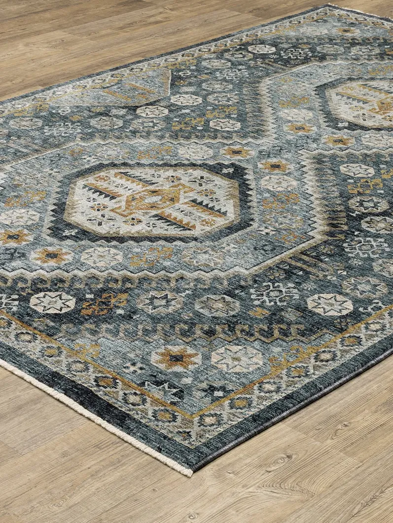 Aberdeen 6'7" x 9'6" Blue Rug