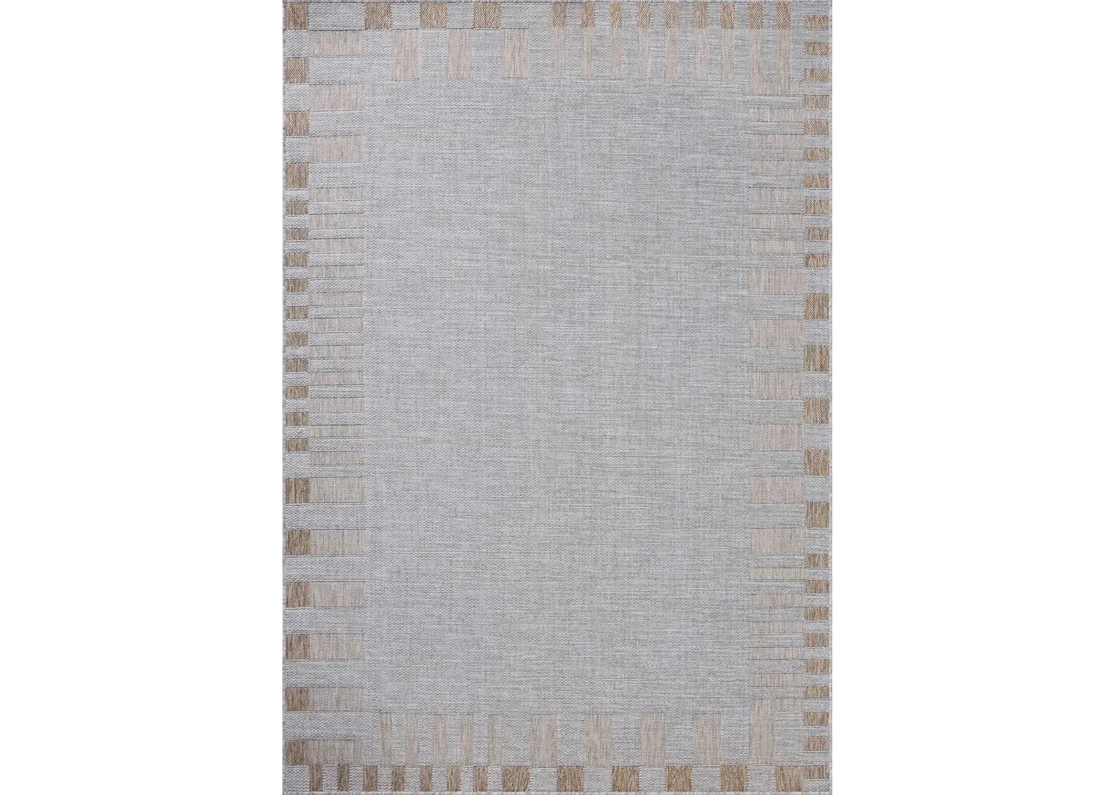 Topanga Silver/Natural 5'3" x 7'6" Area Rug by Amber Lewis x Loloi