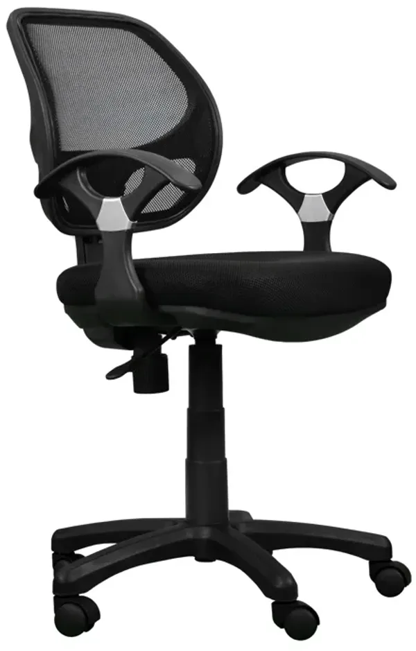Streamdale Midback Mesh Task Office Chair, Black