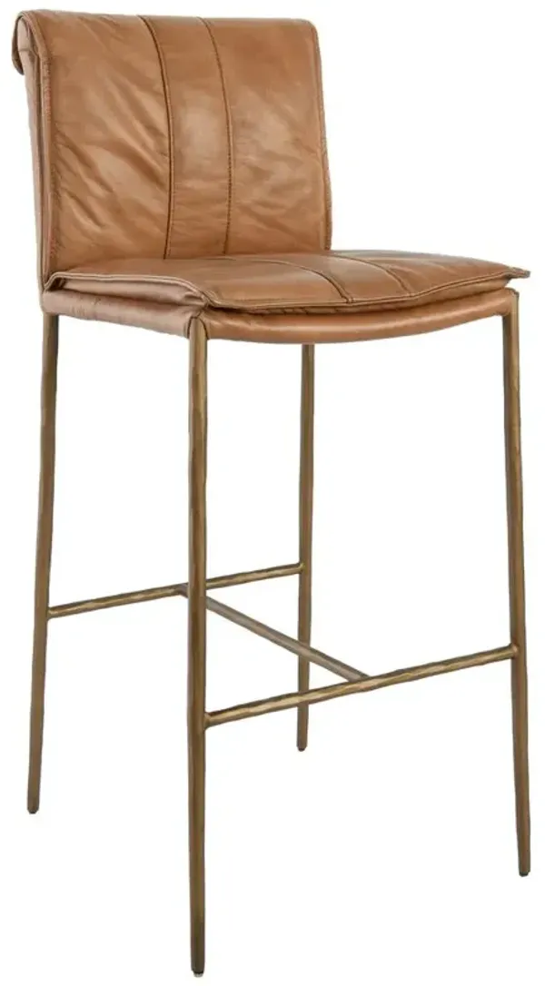 Belen Kox Tuscan Leather Bar Stool, Belen Kox