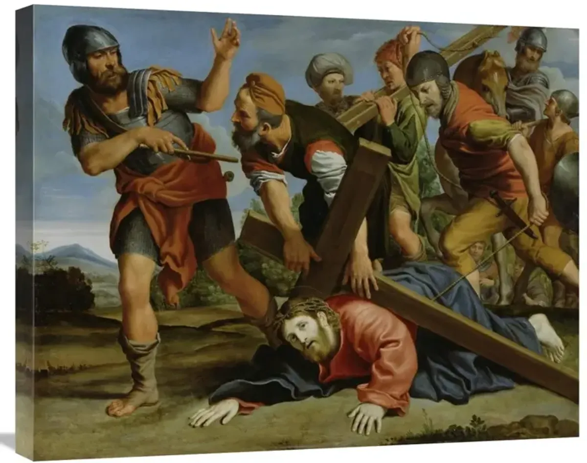 The Way to Calvary-Canvas Art-28x22