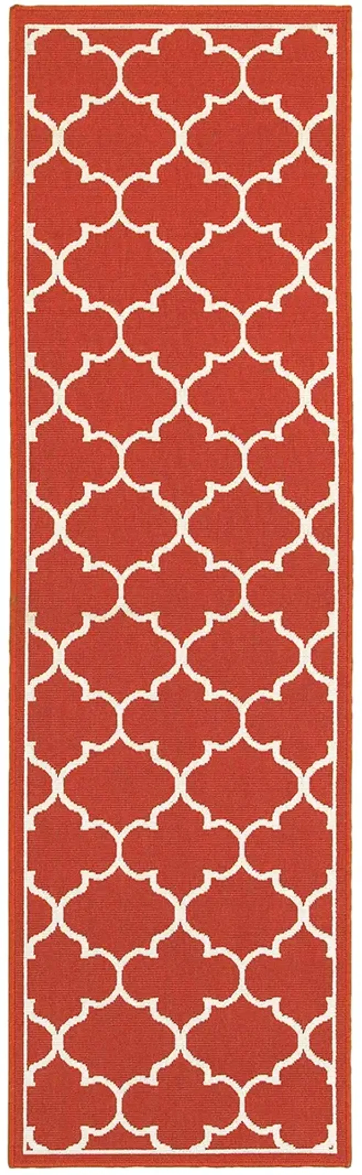 Meridian 7'10" Red Rug