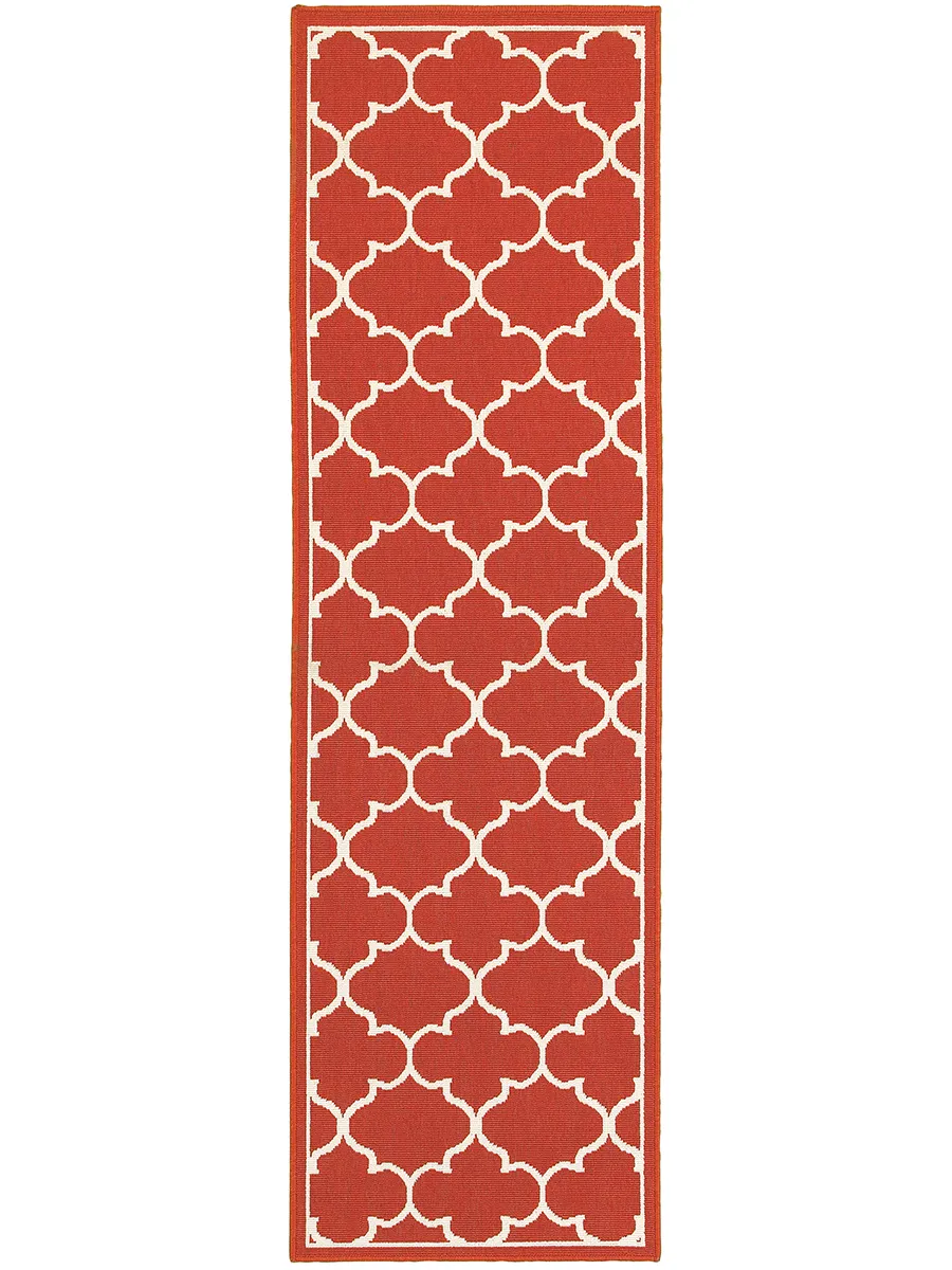 Meridian 7'10" Red Rug