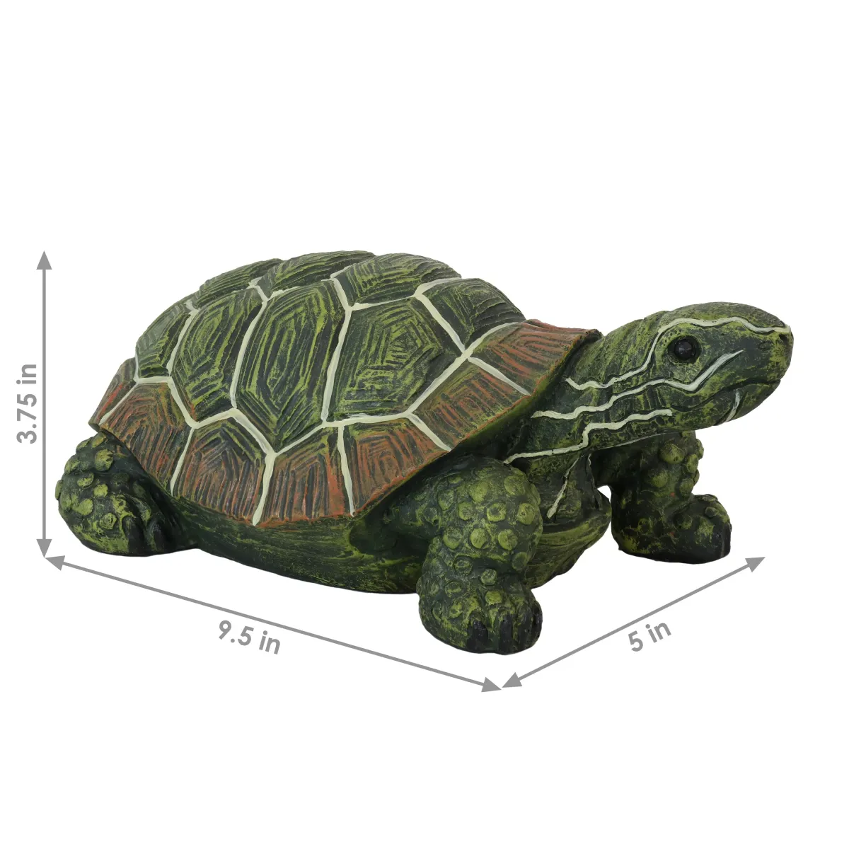 Sunnydaze Terrance the Tortoise Indoor/Outdoor Statue - 9 in