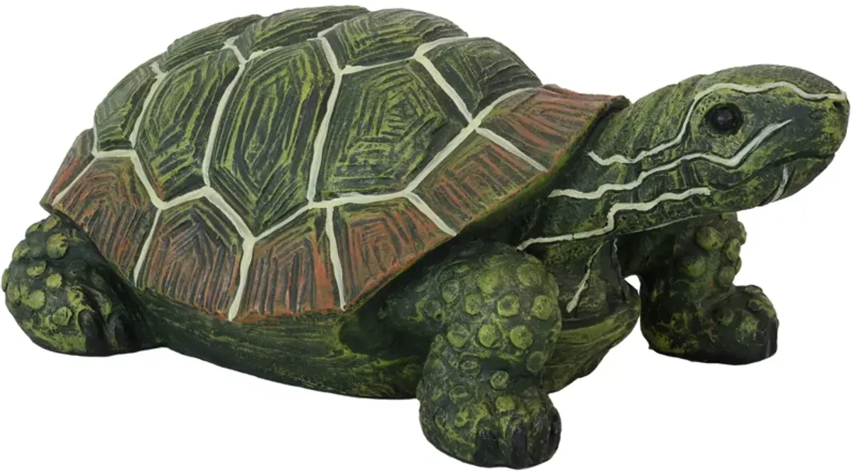 Sunnydaze Terrance the Tortoise Indoor/Outdoor Statue - 9 in