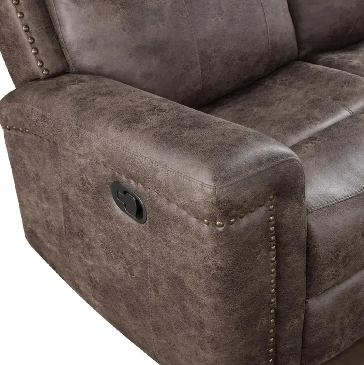 New Classic Furniture Quade Glider Recliner-Mocha