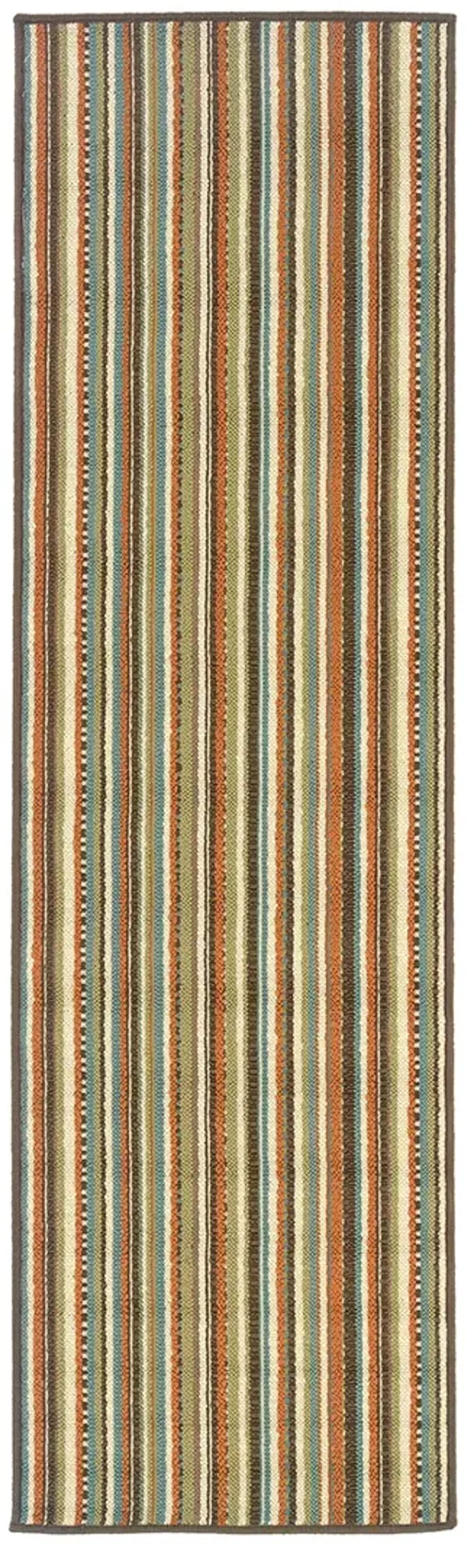 Montego 2'3" x 7'6" Green Rug