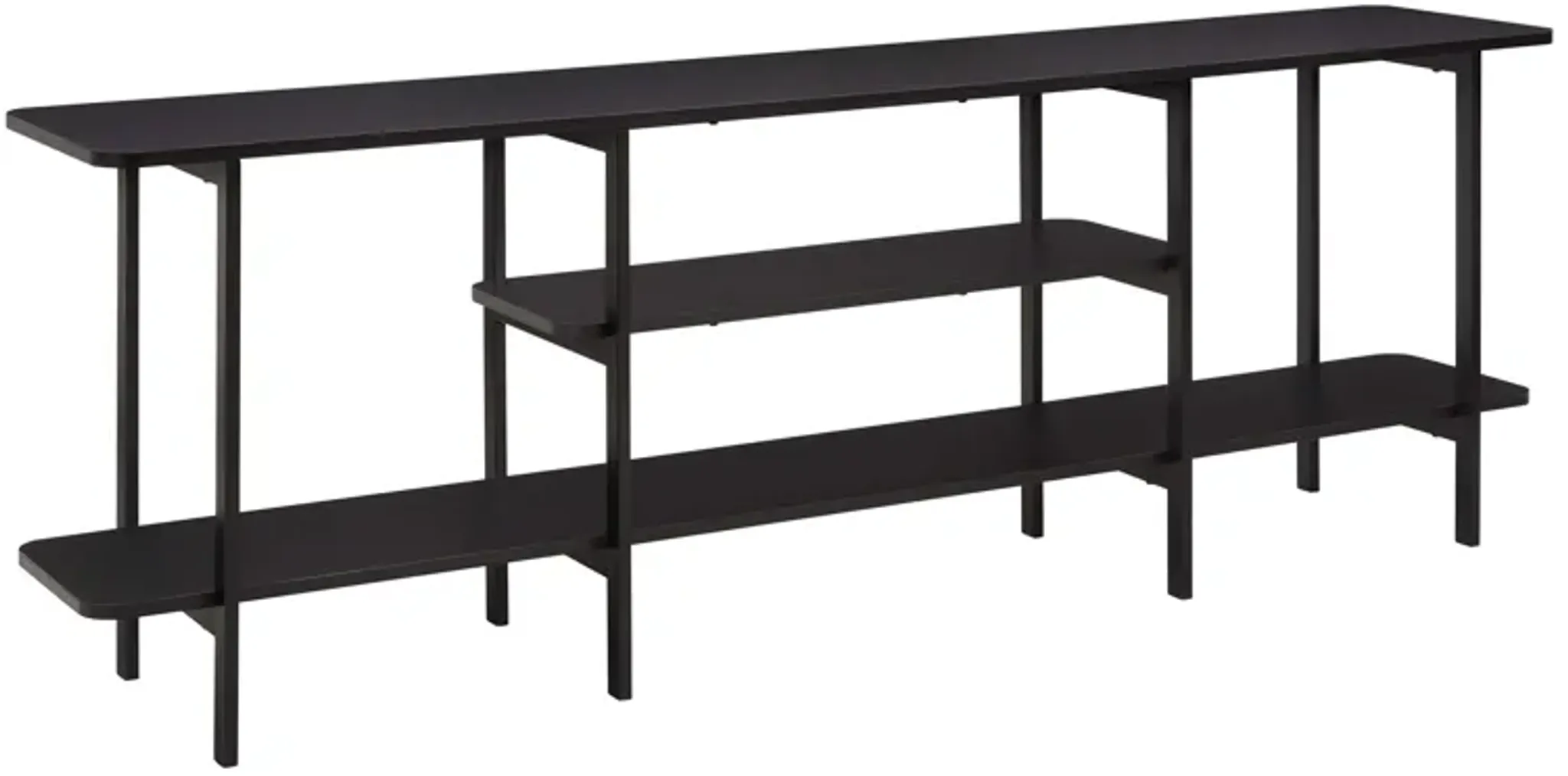 Celine Large Black Console Table Mathis Home | Furniture.com