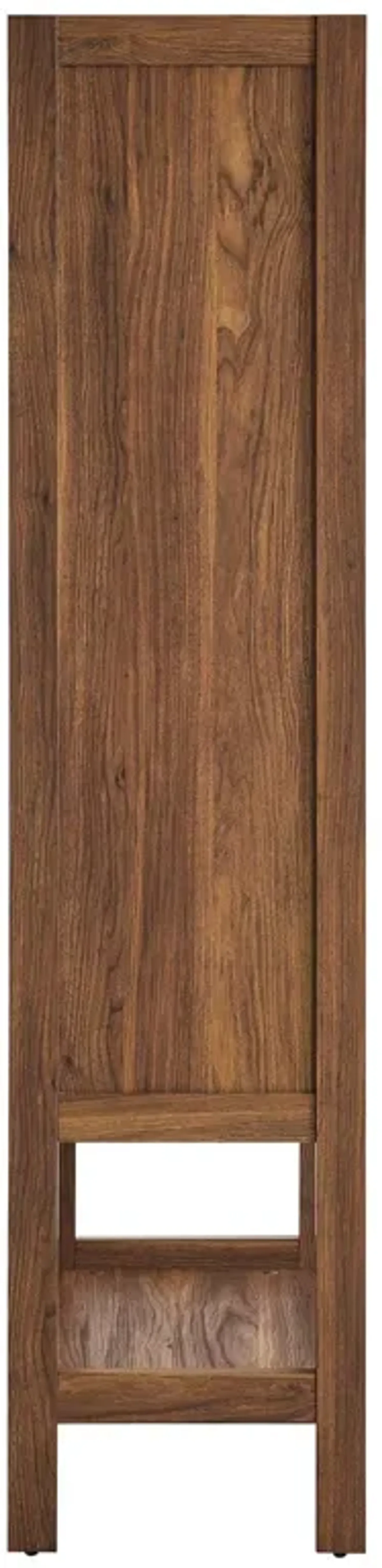 Capri Tall Wood Grain Standing Storage Cabinet