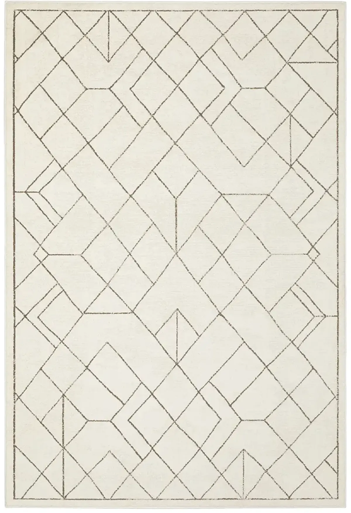 Raylan 6'7" x 9'6" Ivory Rug