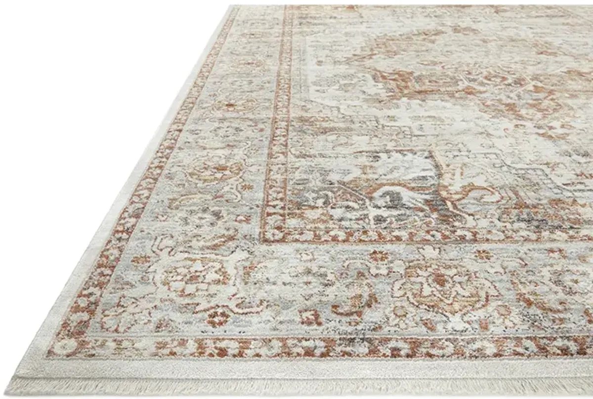 Bonney BNY01 Ivory/Sunset 6'7" x 9'7" Rug