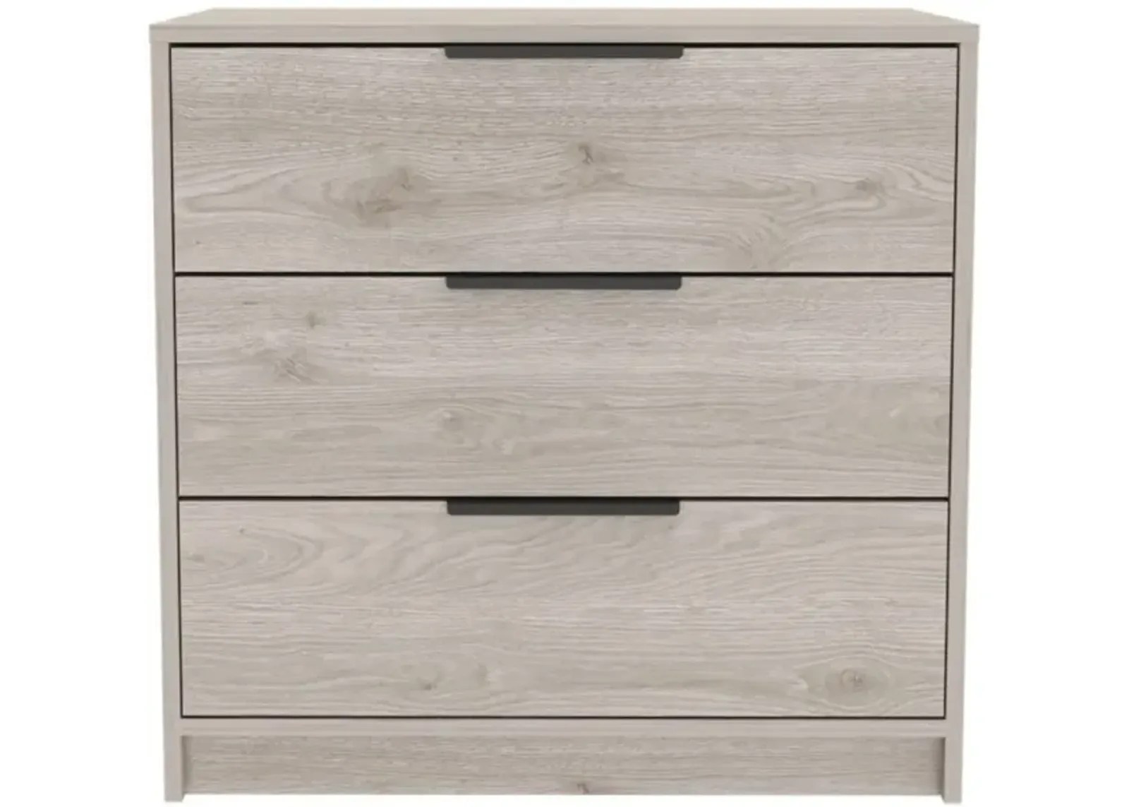 Kaia 3 Drawers Dresser, Superior Top - Light Gray