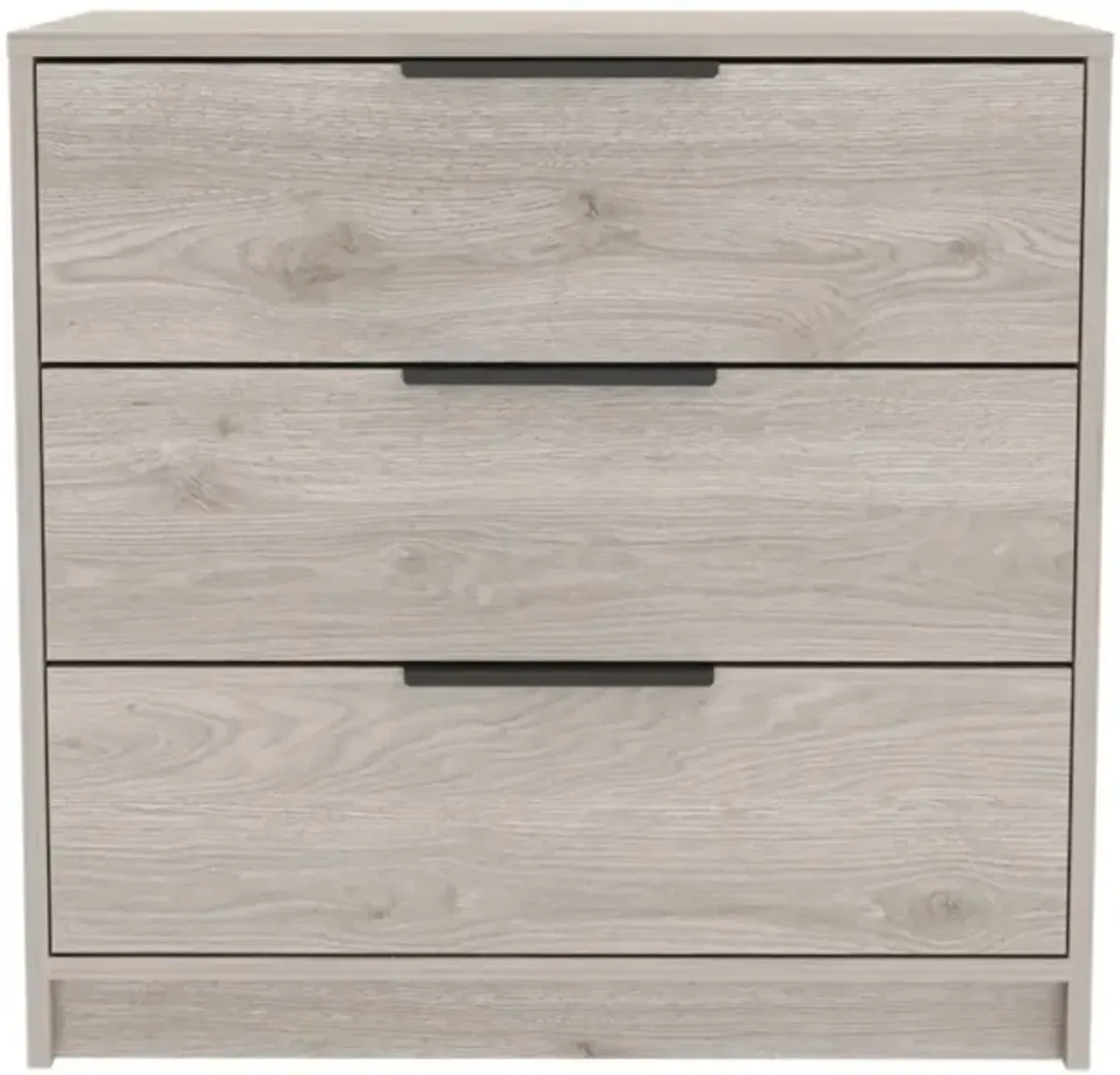 Kaia 3 Drawers Dresser, Superior Top - Light Gray