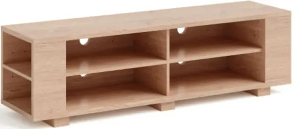 Console Storage Entertainment Media Wood TV Stand