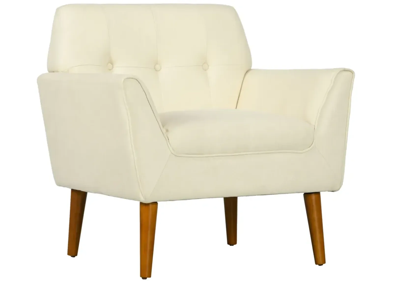 Modern Sofa Chair with Button Tufted Straight and Sponge Padding for Home Office