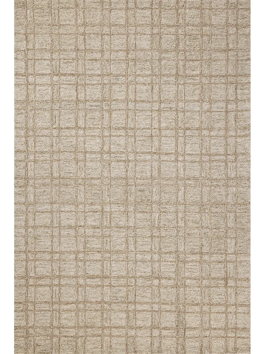 Polly POL-10 Khaki / Sand 2''3" x 3''9" Rug by Chris Loves Julia