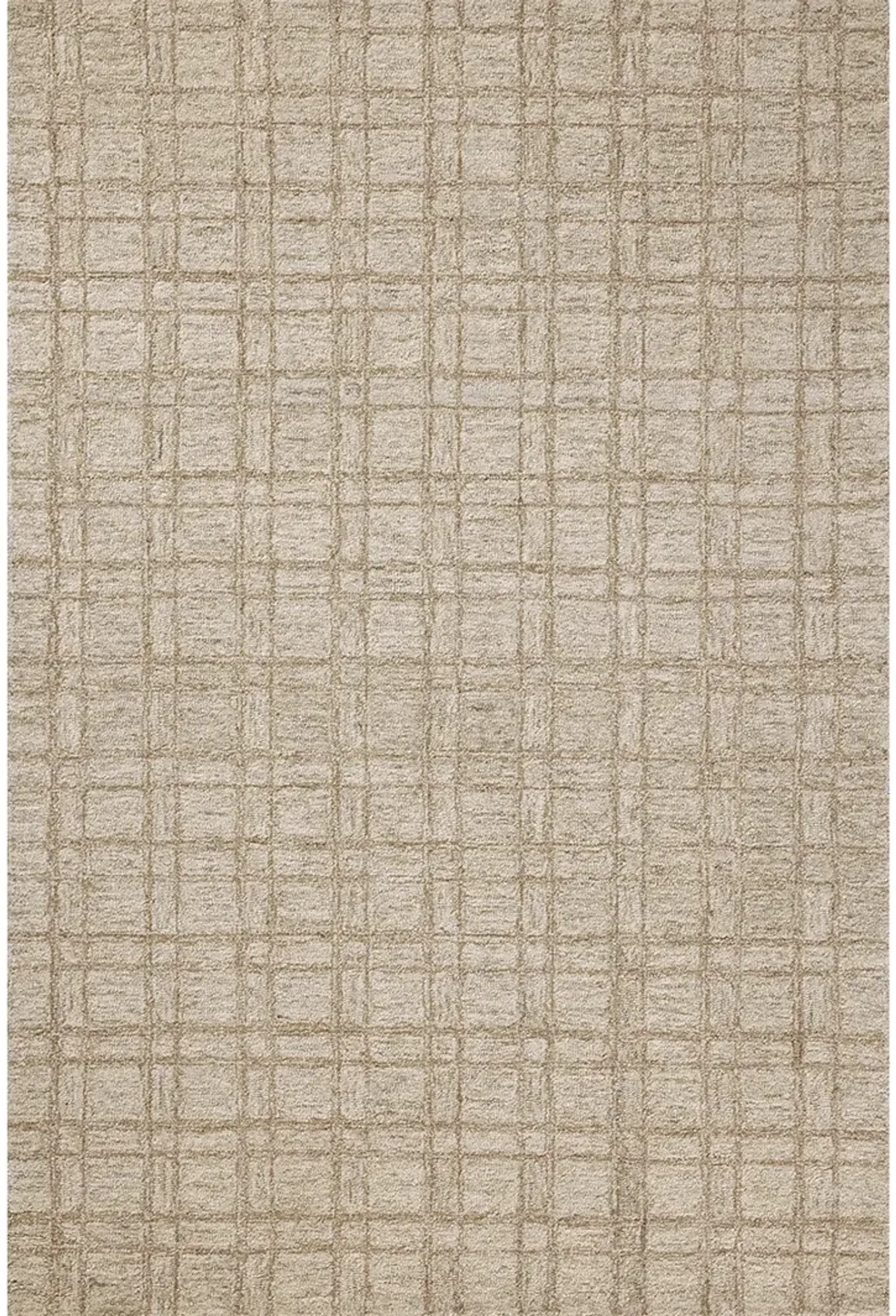 Polly POL-10 Khaki / Sand 2''3" x 3''9" Rug by Chris Loves Julia