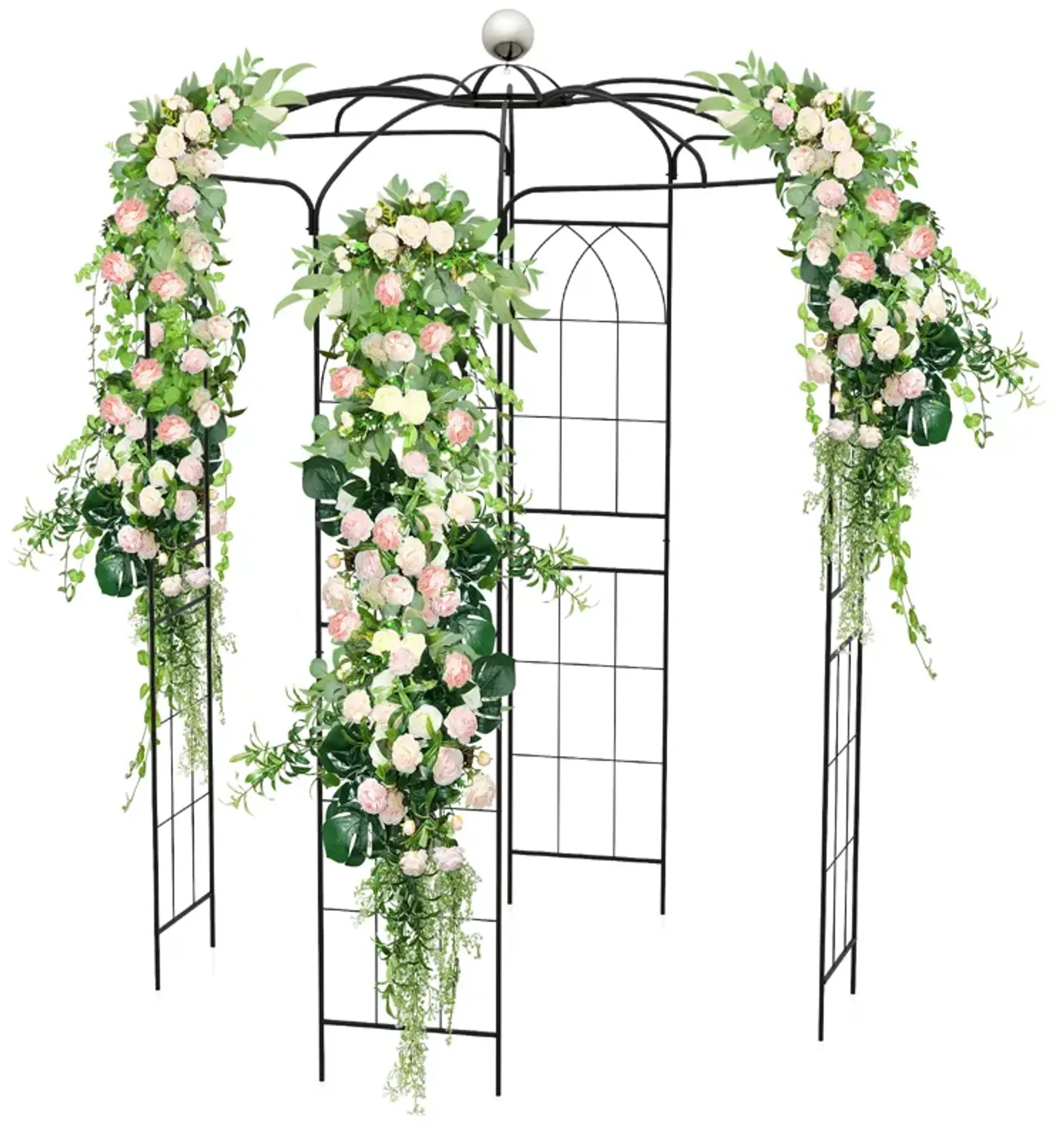 Birdcage Shape Gazebo for Climbing Plants and Wedding Ceremony Decoration