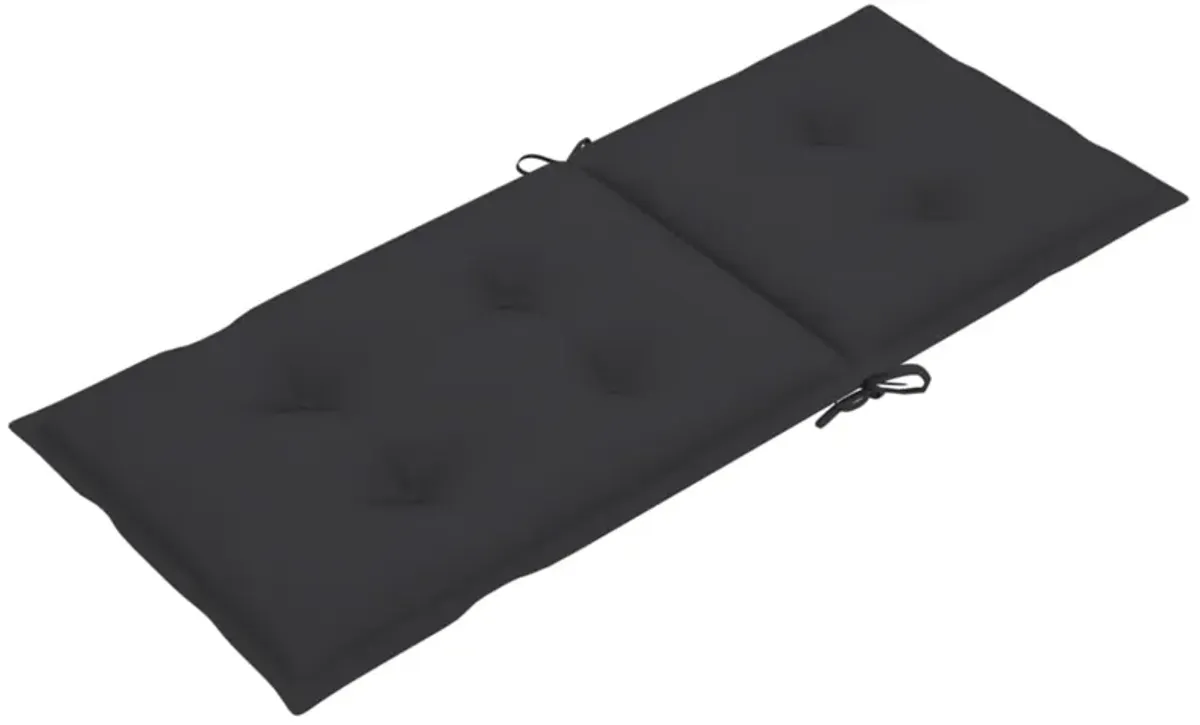 vidaXL Garden Chair Cushions 2 pcs Anthracite 47.2"x19.7"x2.8"