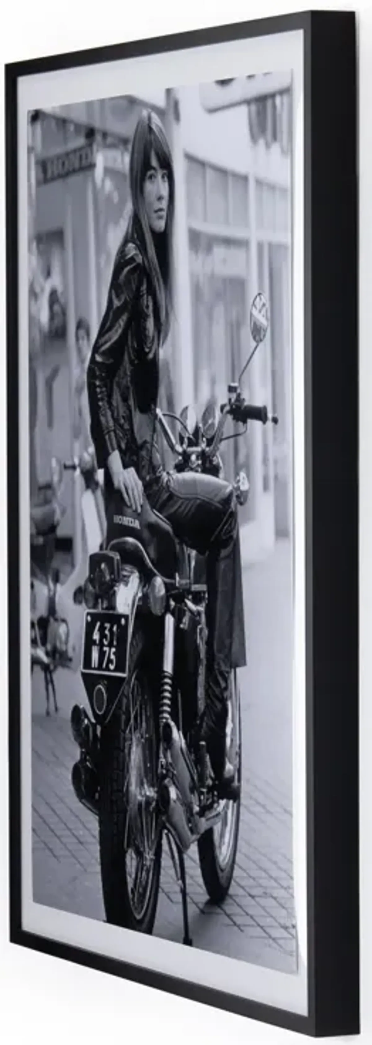 Francoise Hardy On Bike