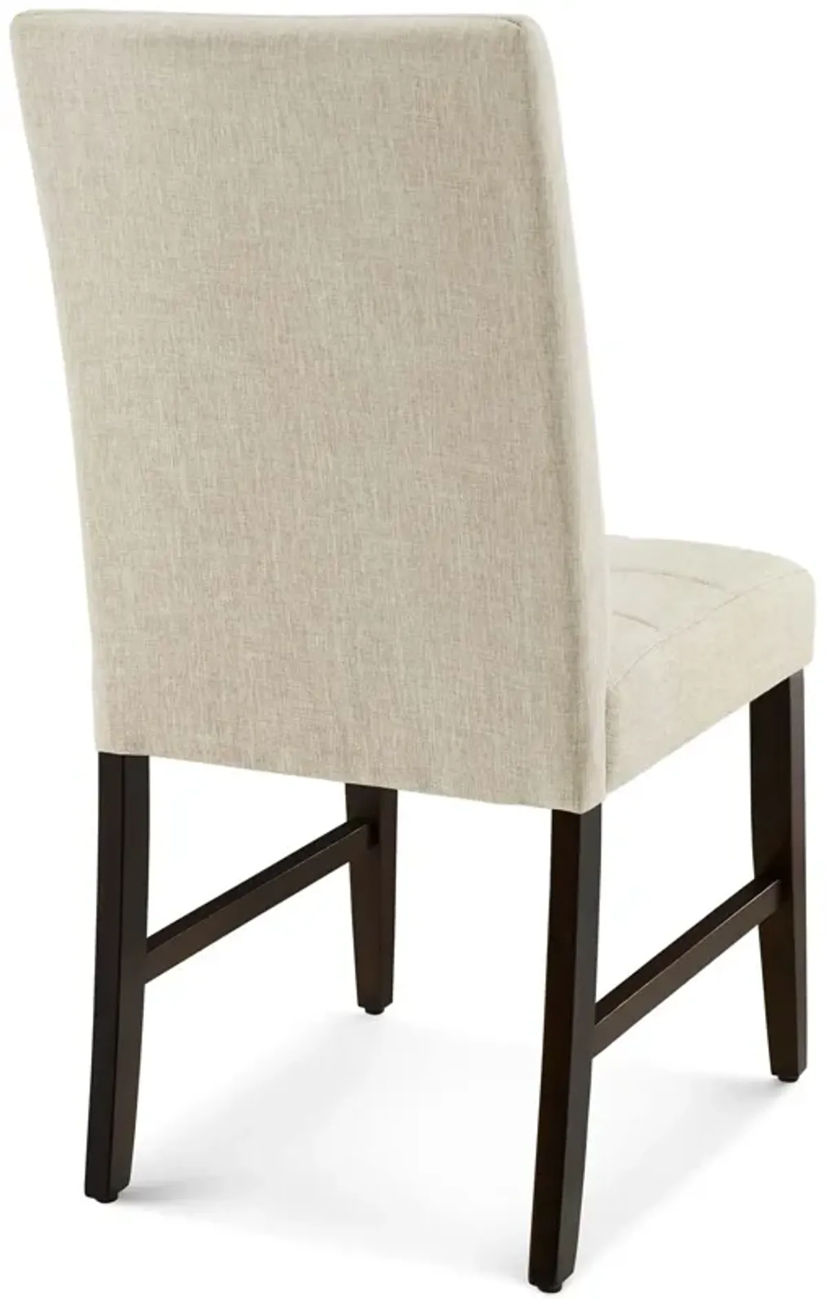 Promulgate Biscuit Tufted Upholstered Fabric Dining Chair Set of 2