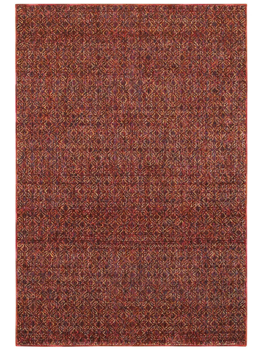 Atlas 8'6" x 11'7" Red Rug